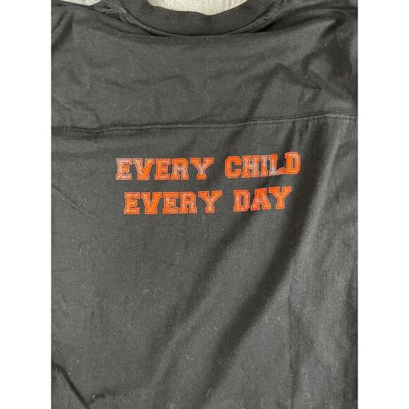 BAW Athletic Wear Black "Committed!" Football Graphic Jersey T-Shirt Men’s Large - Picture 6 of 10